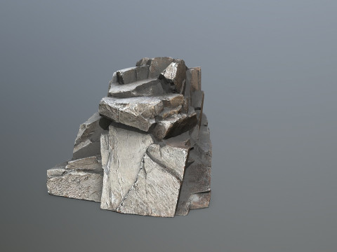 Desert rocks 3D Model