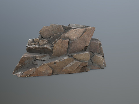 Desert rocks 3D Model