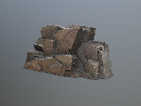 Desert rocks 3D Model