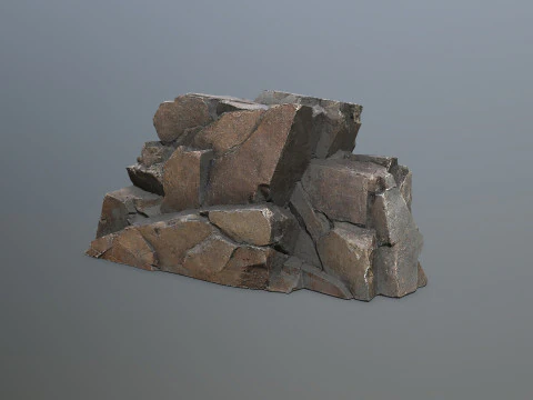 Desert rocks 3D Model
