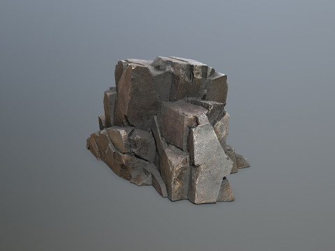 Desert rocks 3D Model