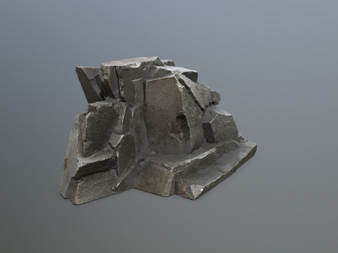 Desert rocks 3D Model