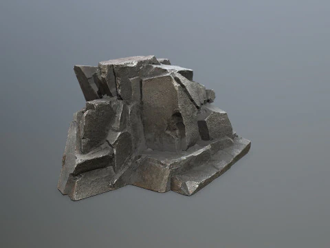 Desert rocks 3D Model