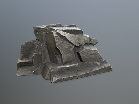 Desert rocks 3D Model