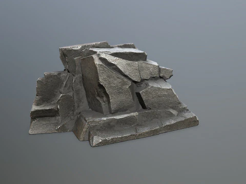 Desert rocks 3D Model