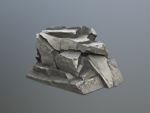 Desert rocks 3D Model