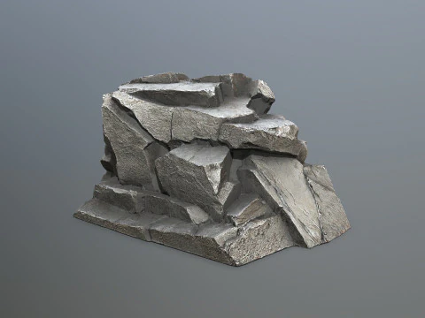 Desert rocks 3D Model