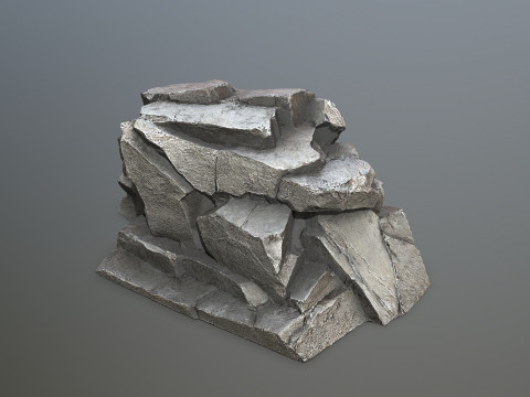 Desert rocks 3D Model