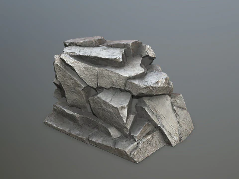 Desert rocks 3D Model