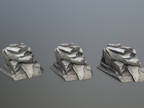 Desert rocks 3D Model