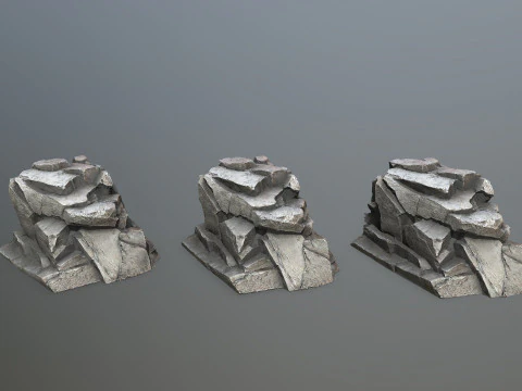 Desert rocks 3D Model