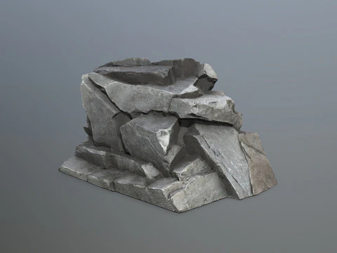 Cliff rocks 3D Model