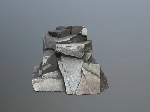Cliff rocks 3D Model