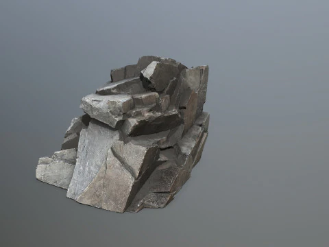 Cliff rocks 3D Model