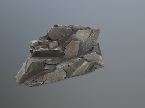Cliff rocks Modello 3D