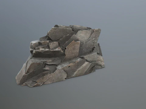 Cliff rocks 3D Model