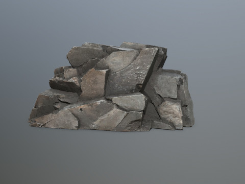 Cliff rocks Modello 3D