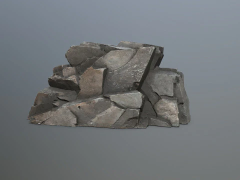 Cliff rocks 3D Model