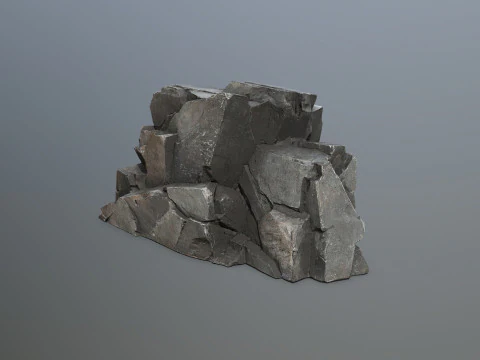 Cliff rocks 3D Model
