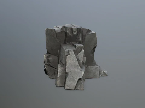 Cliff rocks 3D Model