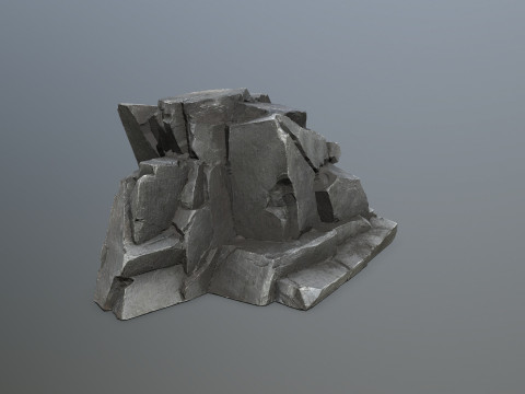 Cliff rocks Modello 3D