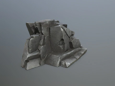 Cliff rocks 3D Model