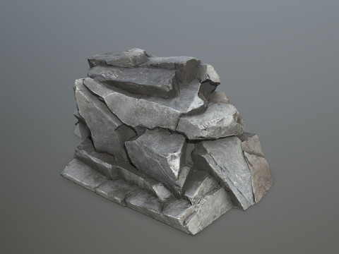 Cliff rocks Modello 3D