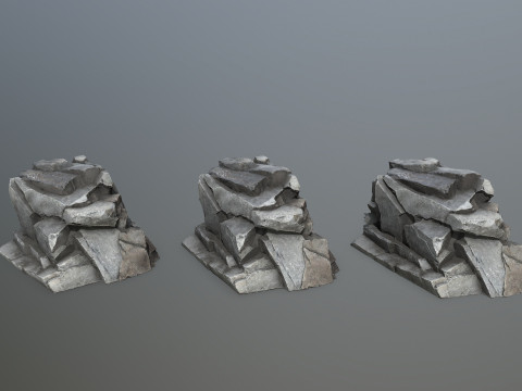 Cliff rocks Modello 3D