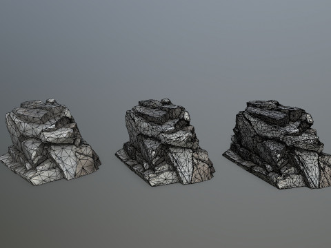 Cliff rocks Modello 3D