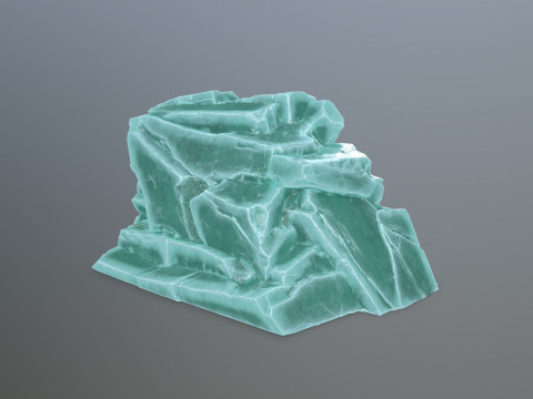 Ice rocks 3D Модель