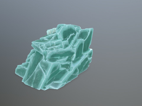 Ice rocks 3D Модель