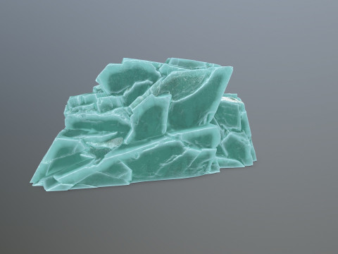 Ice rocks 3D Модель