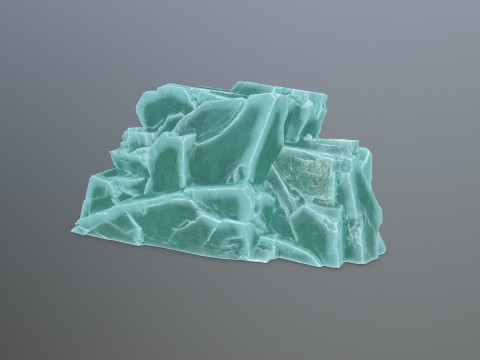 Ice rocks 3D Модель