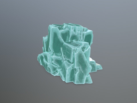 Ice rocks 3D Модель