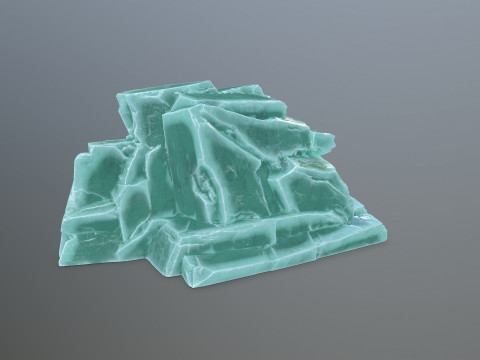 Ice rocks 3D Модель