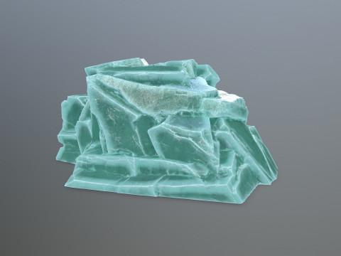 Ice rocks 3D Модель