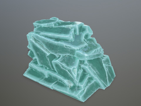 Ice rocks 3D Модель