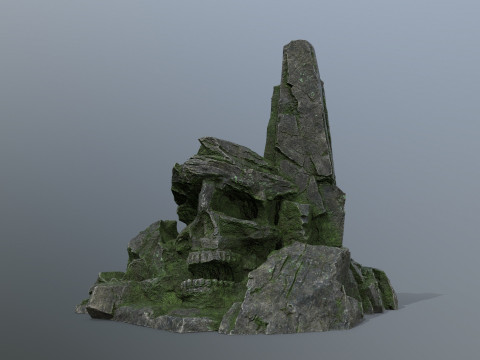 Skull Mountain 3D मॉडल