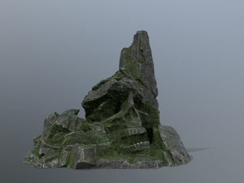 Skull Mountain Model 3D