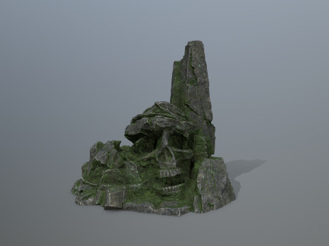 Skull Mountain Model 3D