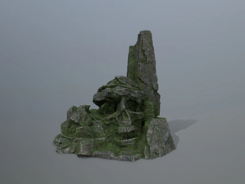 Skull Mountain 3D Model