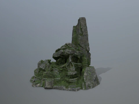 Skull Mountain 3D Model