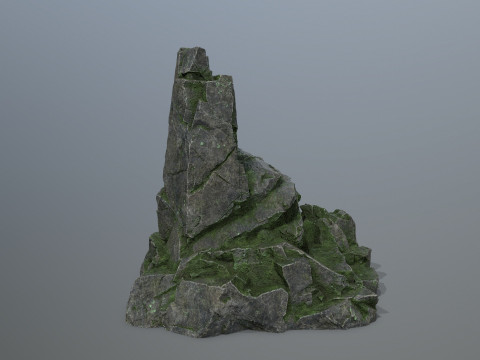 Skull Mountain Model 3D