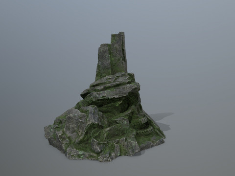 Skull Mountain Model 3D