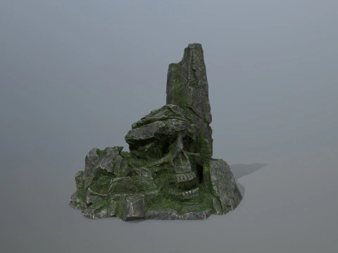 Skull Mountain 3D Model