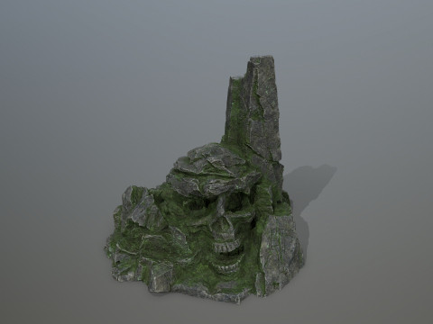 Skull Mountain Model 3D
