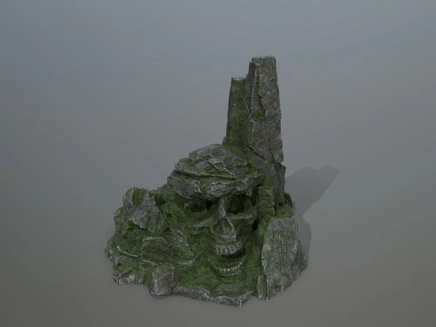 Skull Mountain 3D Model