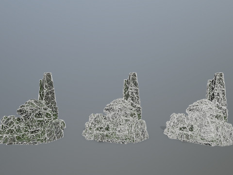 Skull Mountain Model 3D