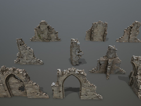 Ruin Gate 3Dモデル