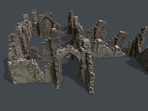 Ruin Gate 3Dモデル